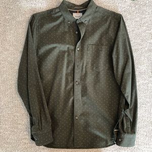 Denim & Flower | Men’s green button-down shirt